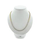 Image 1 of 18K Two-tone gold tennis necklace with 0.49 ct. diamond | 43 cm