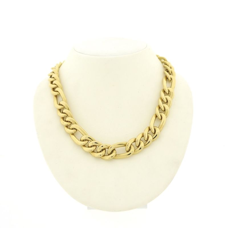 Image 1 of Golden Figaro link chain