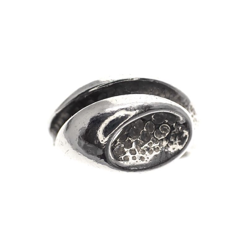 Image 2 of Silver ring organic design | Franz Breuning