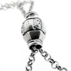 Image 5 of Silver vintage jasseron necklace with fixed pendant | 80 cm