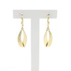 Image 1 of Gold earrings with pattern