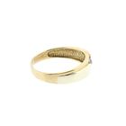 Image 6 of 8 Karat Bicolor Ring with Zirconia