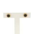 Image 1 of Gold stud earrings with garnet