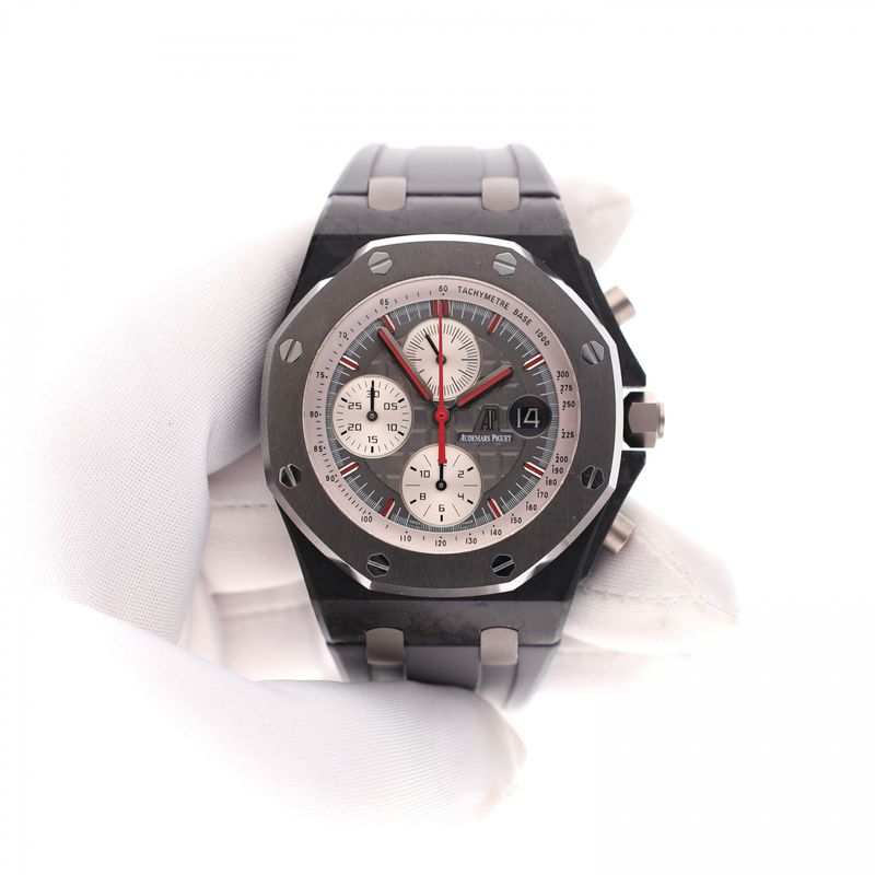 Afbeelding 9 van Audemars Piguet Royal Oak Offshore 'Jarno Trulli Limited Edition' 26202AU.OO.DOO2CA; Automatisch Her