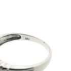 Image 7 of 10 carat ring with emerald and diamonds; 0.03 ct.