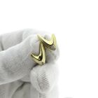 Image 7 of Gold stud earrings with diamond; 0.01 ct.