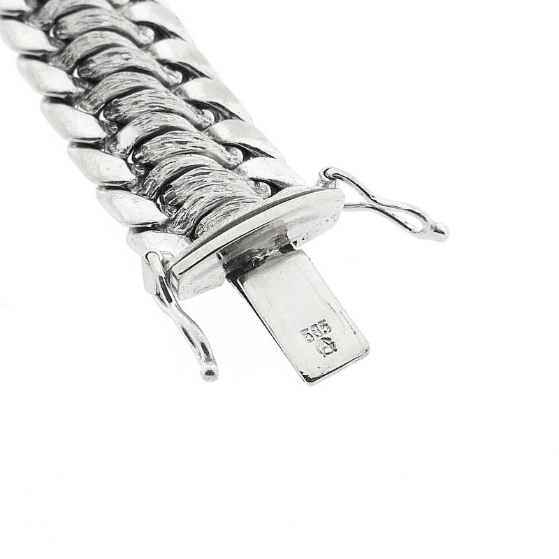 Image 6 of Exclusive white gold French gourmet bracelet | 19.5 cm