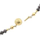 Image 7 of Antique garnet bead necklace with gold decorative clasp