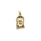 Image 10 of Gold pendant of Christ with zirconia stones