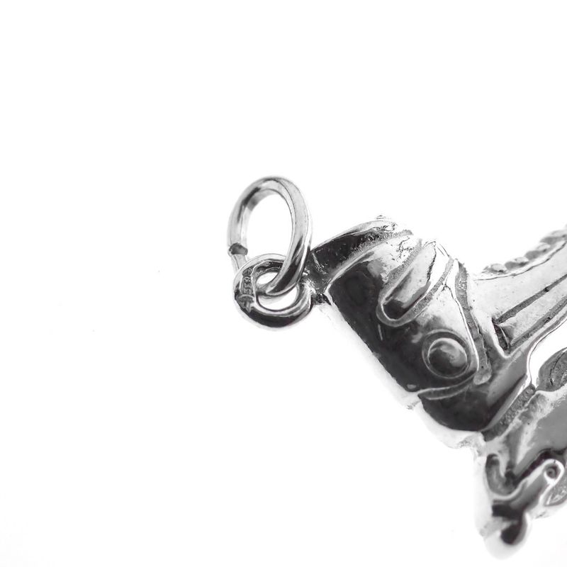 Image 4 of Silver charm; Roller skate