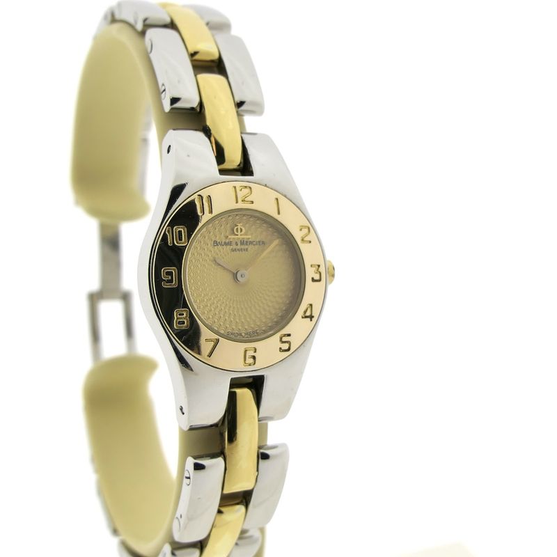 Image 2 of Baume & Mercier Linea MV045203; Bi-color ladies watch