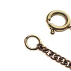 Image 3 of Gold gourmet link necklace | 41 cm