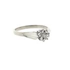 Image 9 of White gold ring with diamond 0.025 ct.