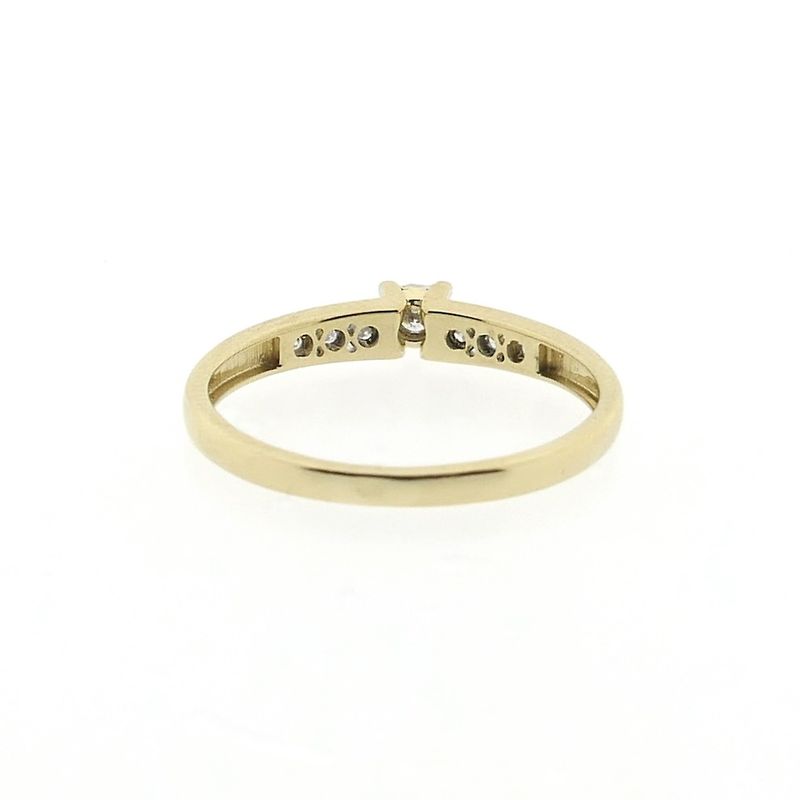 Image 5 of Gold ring with diamond | 0.27 ct.