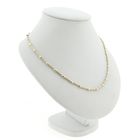 Image 3 of Midas two-tone gold bar link chain