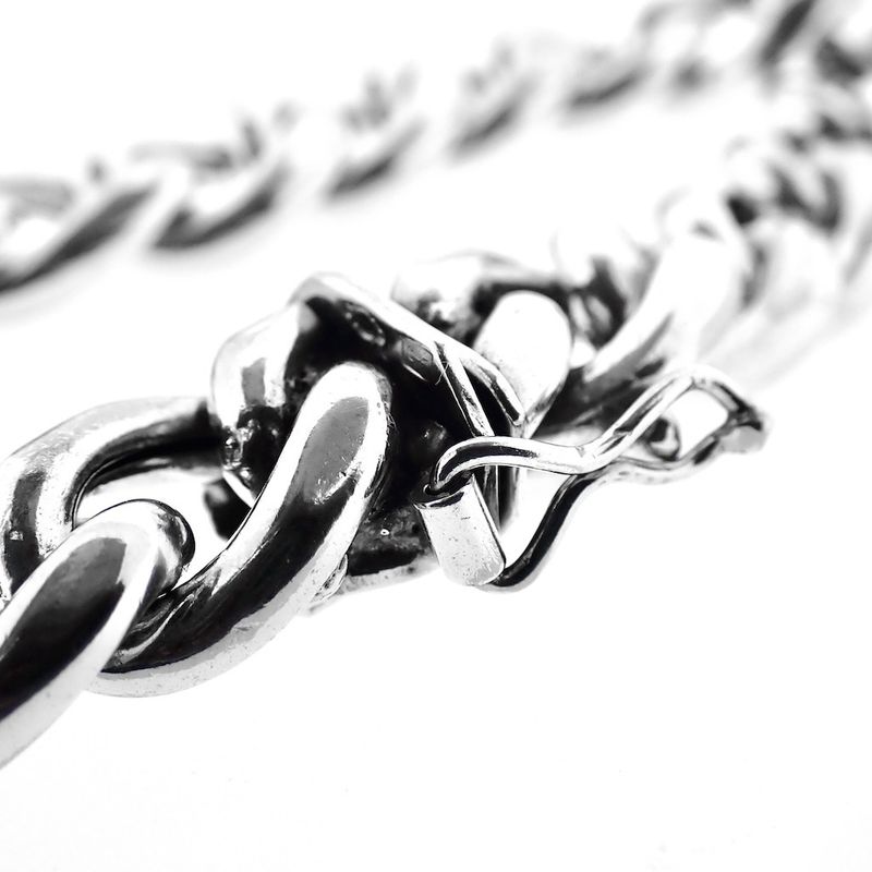 Image 4 of Silver gourmet link bracelet | 20.5 cm