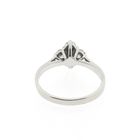 Image 4 of White gold ring with diamonds; 0.38 ct.