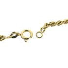 Image 7 of Gold twisted link chain with tassels | 48 cm