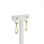 Image 3 of Gold earrings with pearl