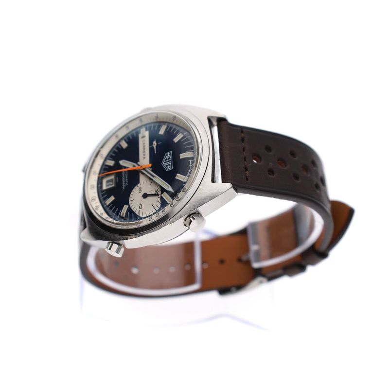Afbeelding 6 van Heuer Carrera 1553 Automatic Chronograph; Vintage Heren Horloge