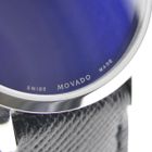 Image 18 of Movado Museum Classic; Steel women's watch with blue 'Mother of Pearl' dial; 0607422