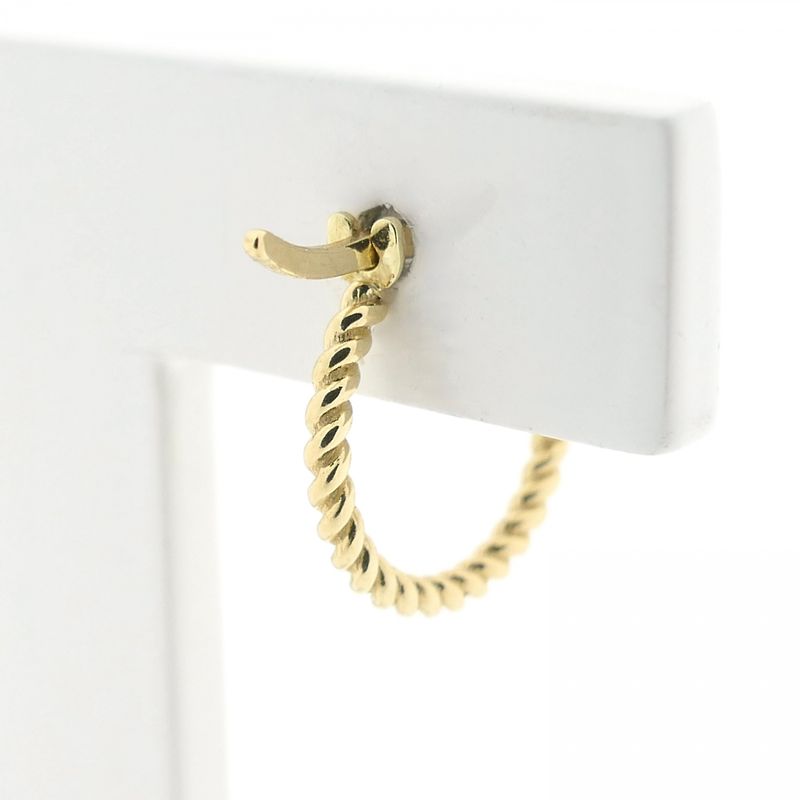 Image 5 of Gold twisted earrings