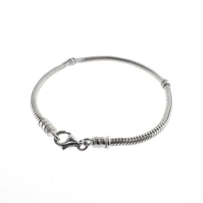 Image 1 of Pandora bracelet; Silver; lobster clasp | 19 cm