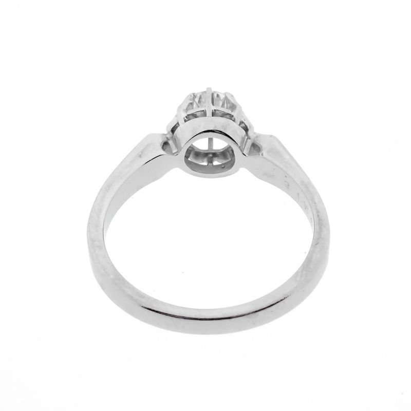 Image 6 of White gold solitaire ring with diamond | 0.31 ct.