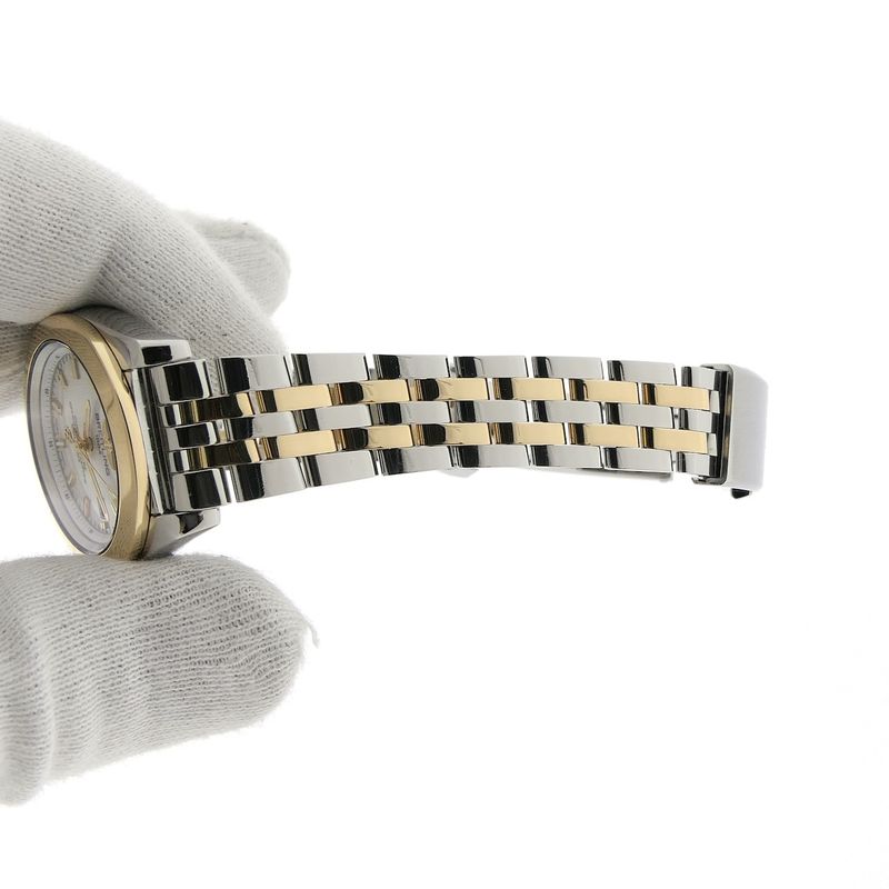 Image 18 of Breitling Galactic 'Sleek' C71330; Gold/steel women's watch with mother-of-pearl dial