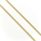 Image 3 of Gold gourmet link chain | 46 cm