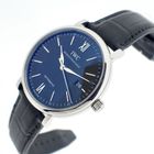 Image 5 of IWC Portofino; Automatic men's watch with leather strap