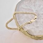 Image 5 of Gold gourmet link bracelet | 20 cm