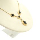 Image 7 of Antique gold necklace with garnet stones | 45.5 cm