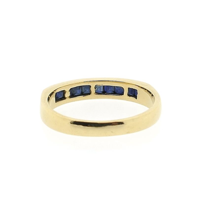 Image 4 of 18 carat gold ring with sapphire