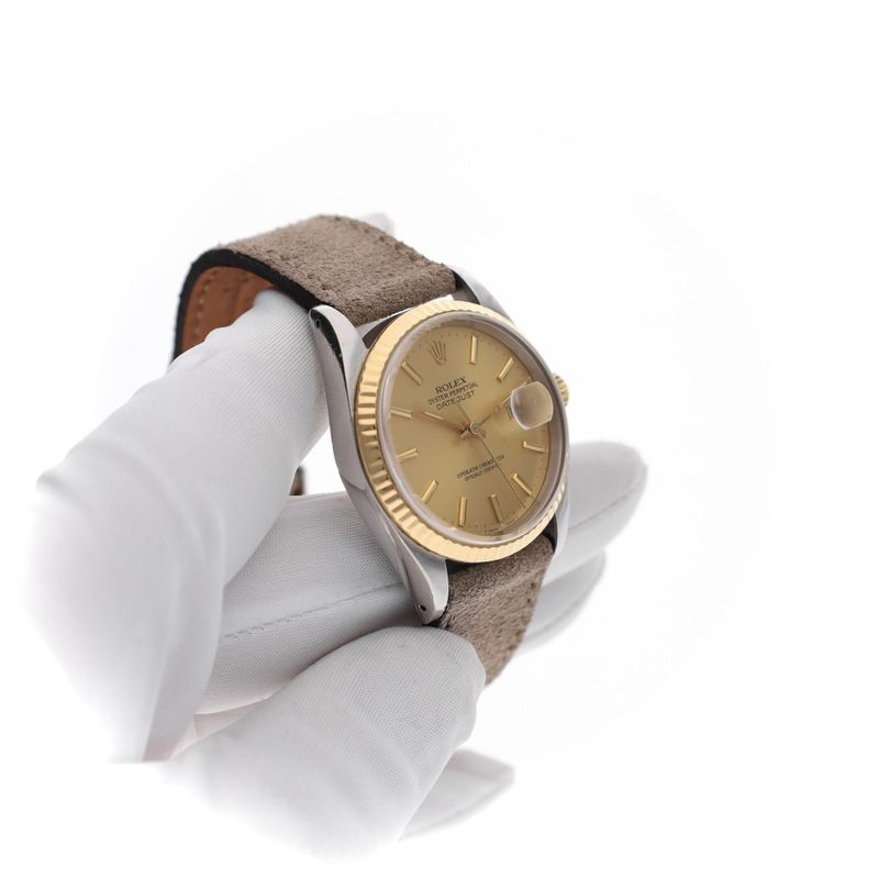 Image 7 of Rolex Datejust 36mm 16233; Automatic Watch in 18k Gold/Stainless Steel