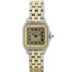 Image 1 of Cartier Panthère '2 Row'; 18k gold/steel women's watch
