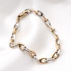 Image 2 of Two-tone gold fantasy link bracelet | 19 cm