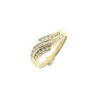 Image 1 of Gold ring with diamonds; 0.095 ct.