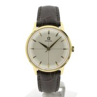 Omega Geneva 'Zephyr Dial' 14720 2; Vintage 18k gold watch