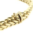 Afbeelding 5 van Gouden Franse gourmetschakel armband | 19 cm