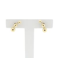 Gold stud earrings | Balls