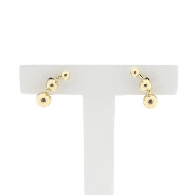 Image 1 of Gold stud earrings | Balls