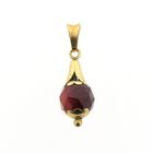 Image 1 of Gold pendant with garnet | Vintage
