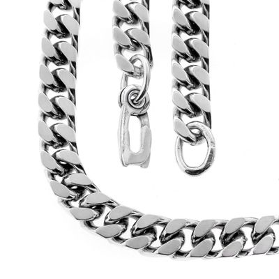 Image 1 of Silver robust gourmet link chain