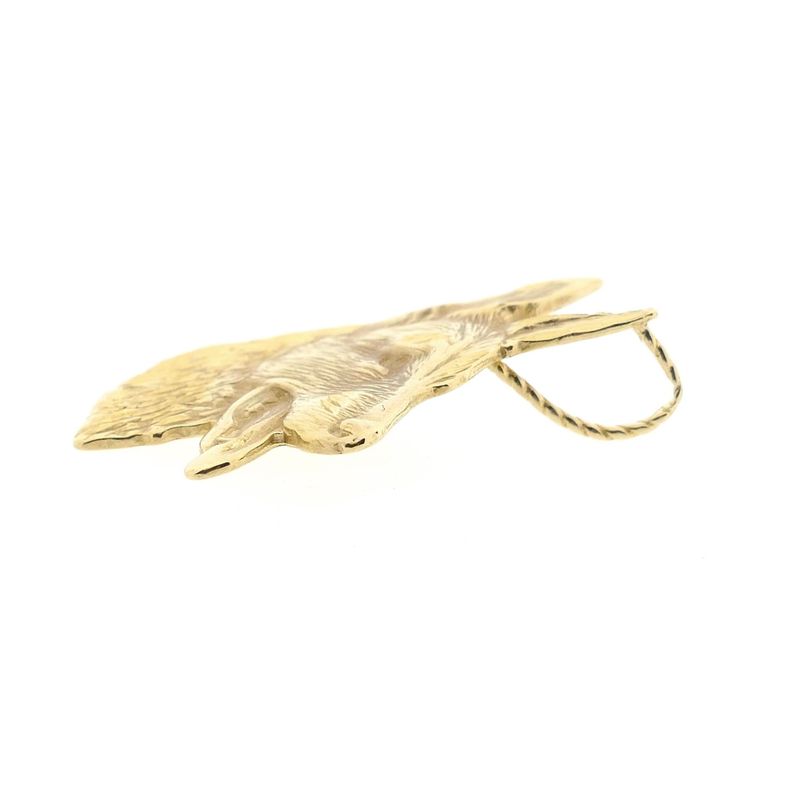 Image 7 of Gold pendant of a German Shepherd's head