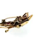 Image 5 of Gold butterfly brooch with diamond, ruby, and sapphire; approx. 1.20 ct.