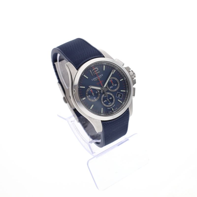 Image 3 of Longines V.H.P. Chronograph L3.717.4.96.9; Very high precision men's watch