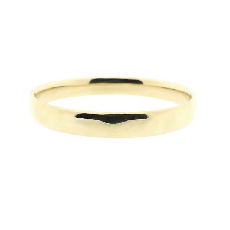 Image 7 of Gold wide slave bracelet; Size M