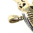 Image 6 of Bicolor Gold Crocodile Pendant with Diamonds; 0.015 ct.