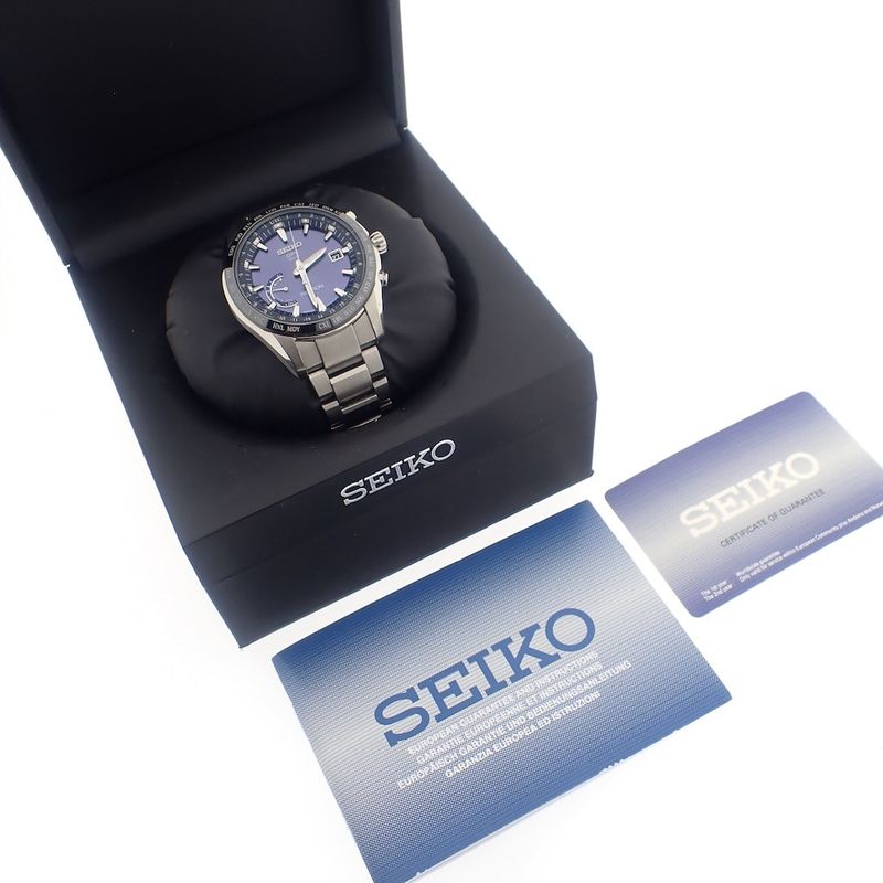 Image 5 of Seiko Astron GPS Solar; Titanium men's watch